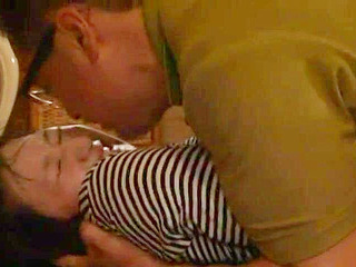 Japanese Porn Teen gets Nippon Dick for Stepdaddy's Cruelty